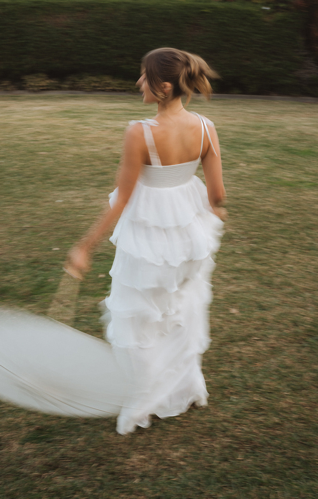 Gabriella Maxi Dress ~ White Enchanted Embellishment