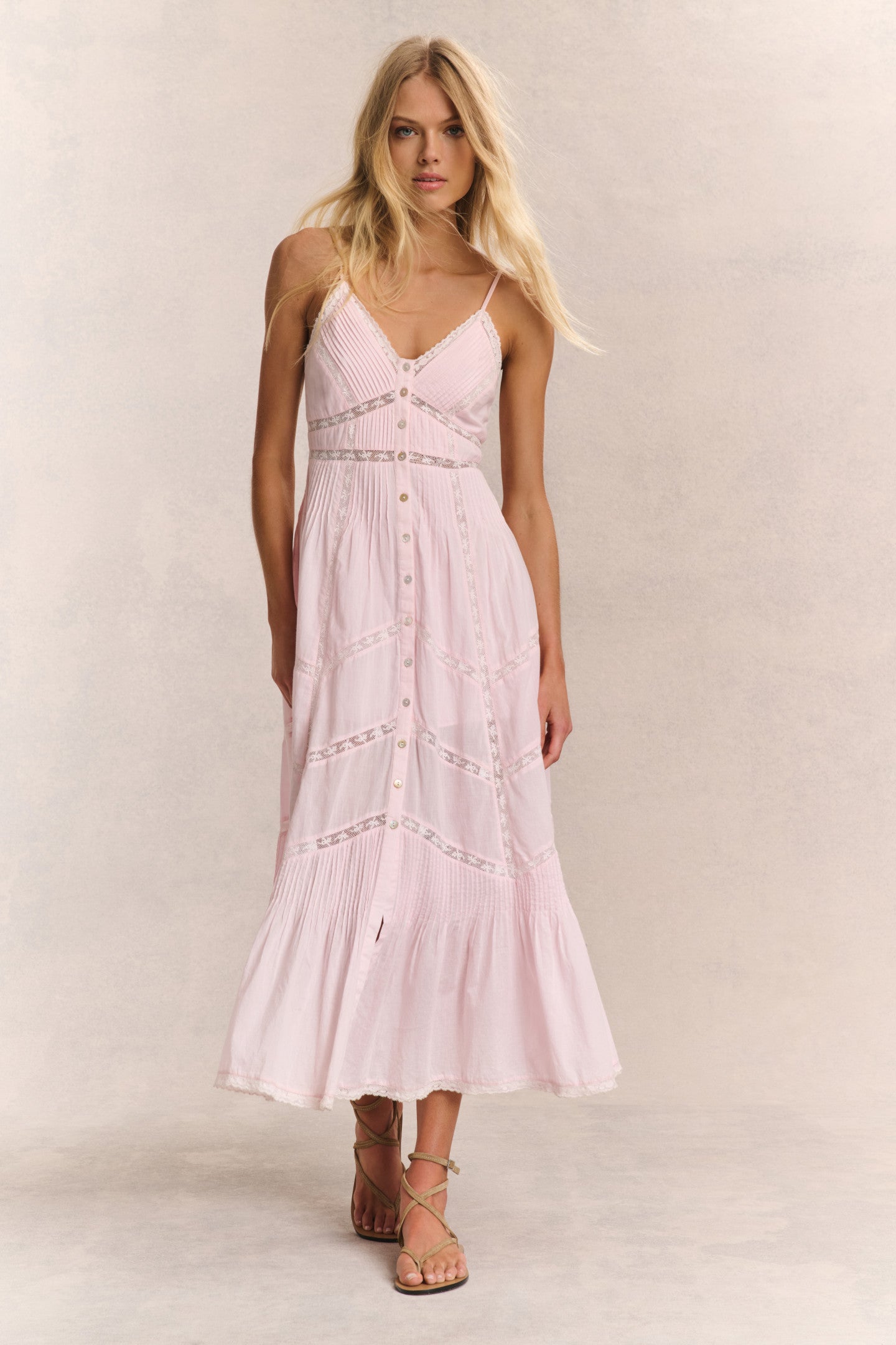 Esilda Heritage Cotton Midi Dress