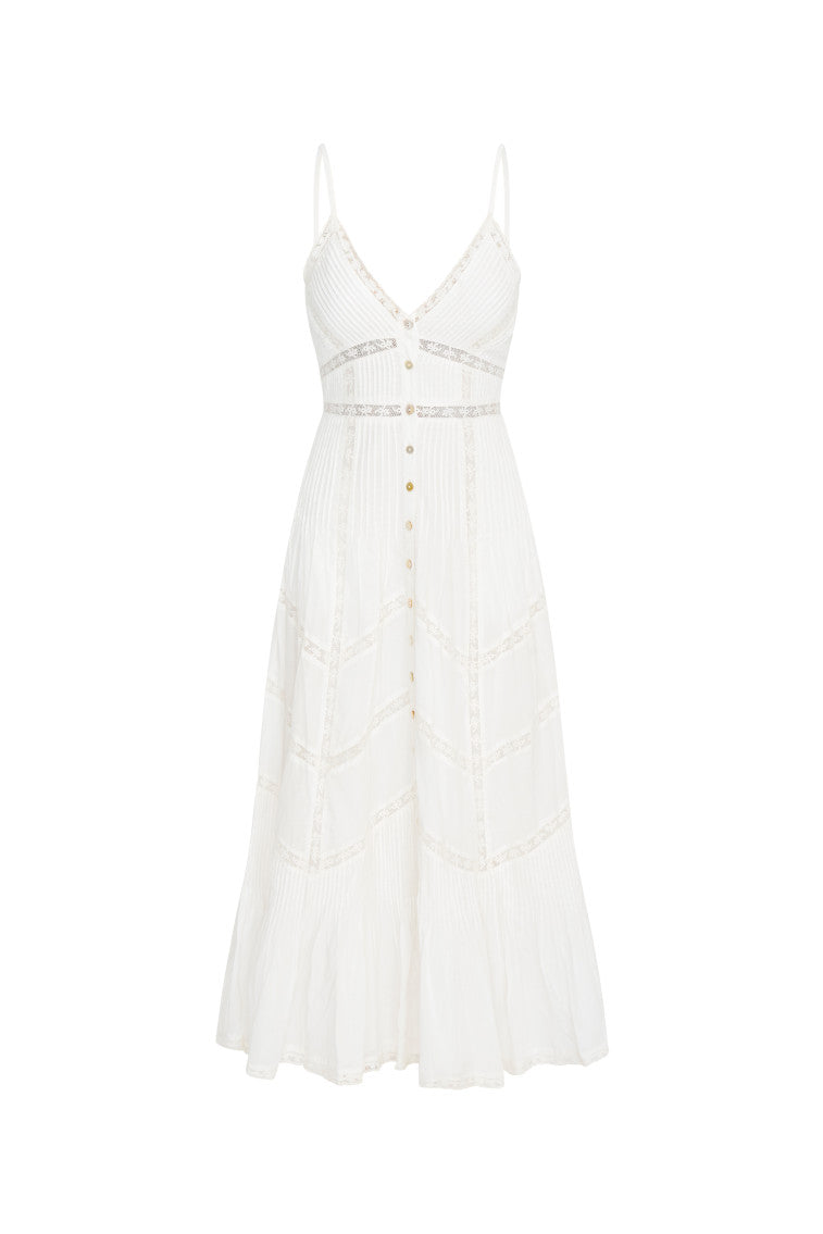 Esilda Heritage Cotton Midi Dress