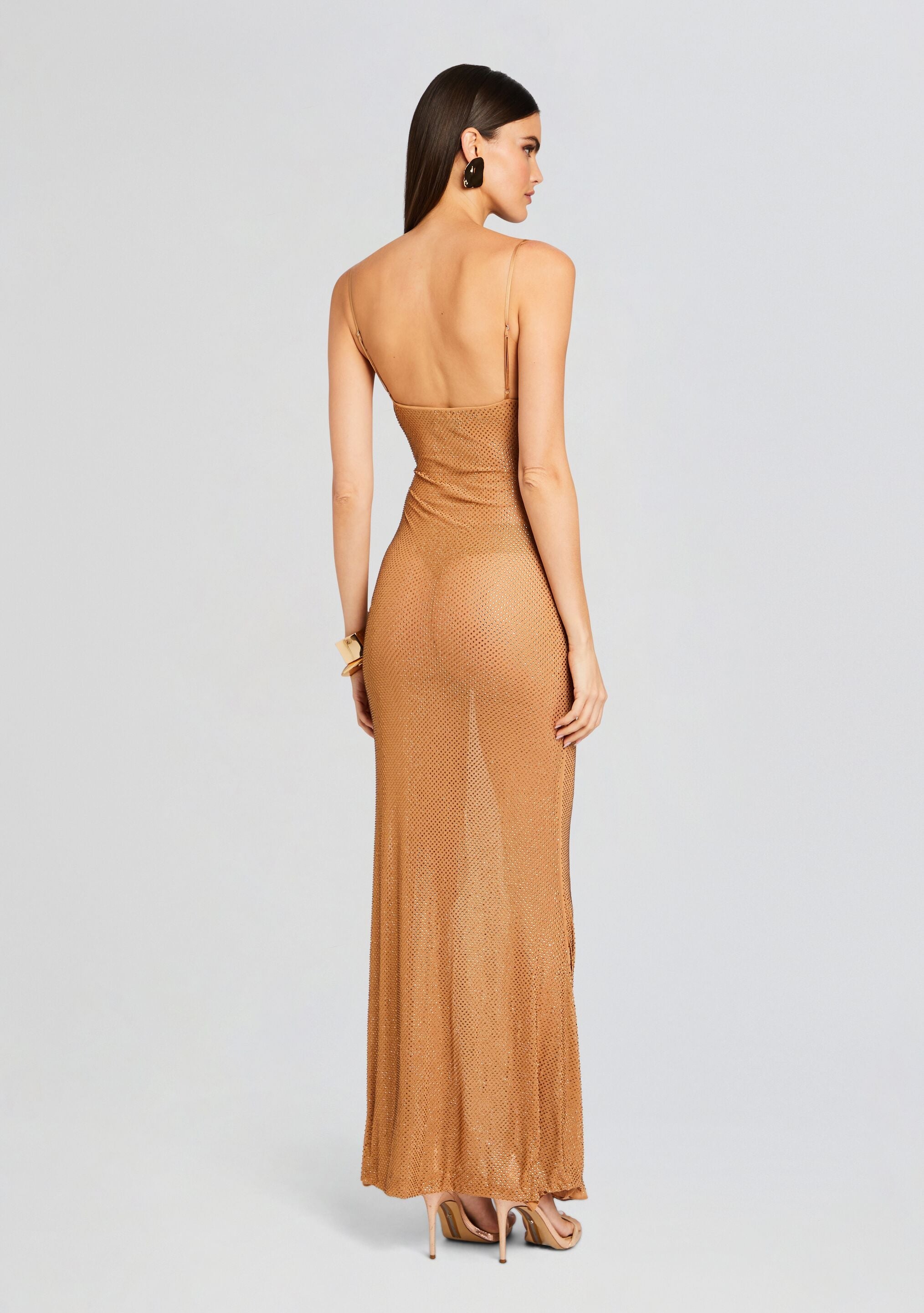 Shilo Embellished Silk Dress