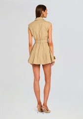 Audley Trench Mini Dress