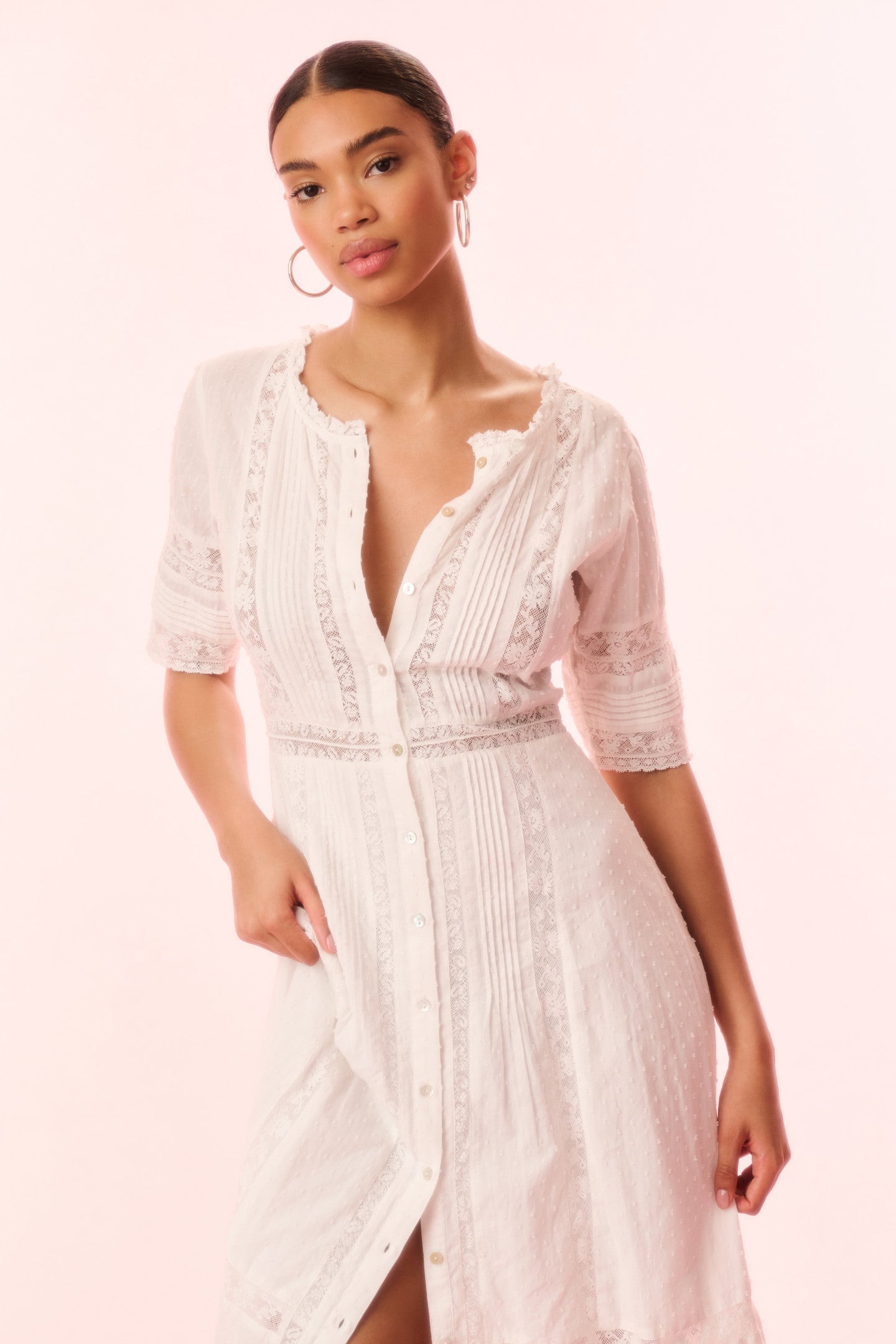 Francilla Cotton Midi Dress