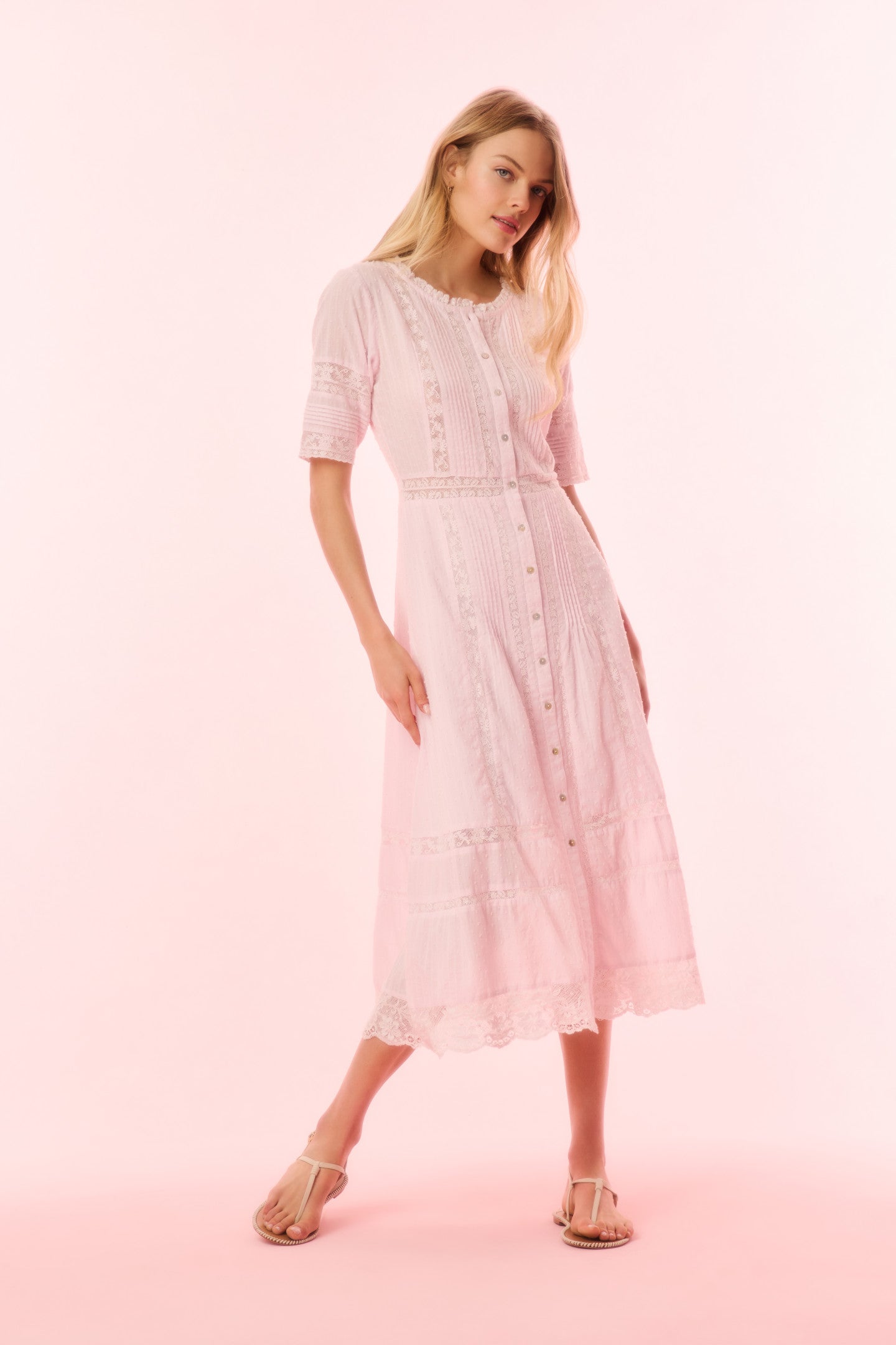 Francilla Cotton Midi Dress