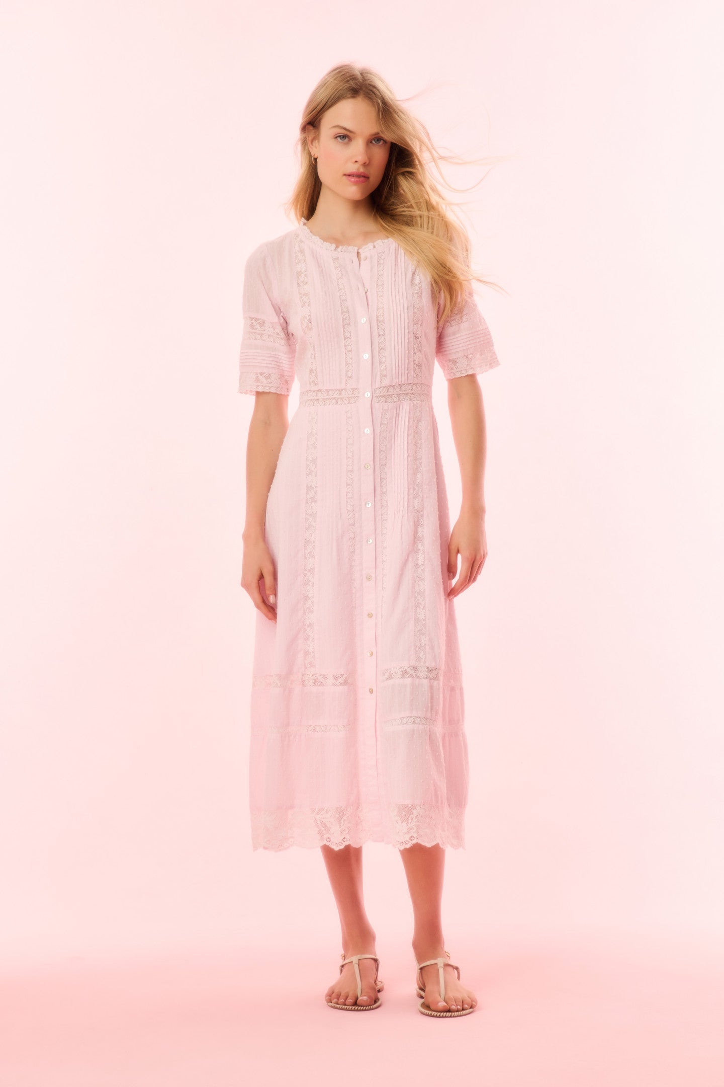 Francilla Cotton Midi Dress