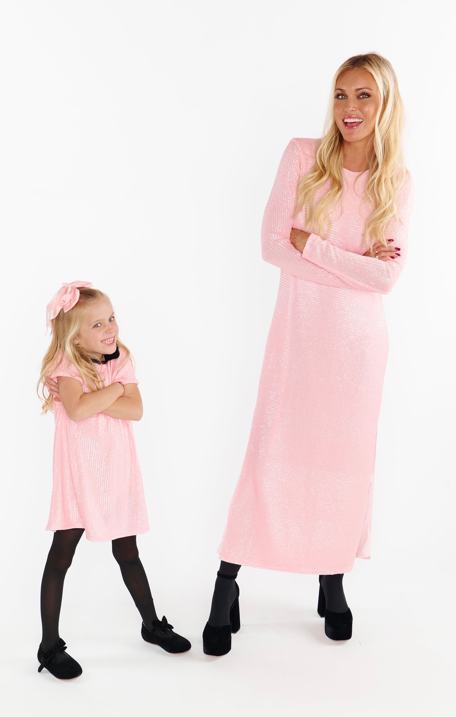 Maddison Dress ~ PinkPinkPink Sequins