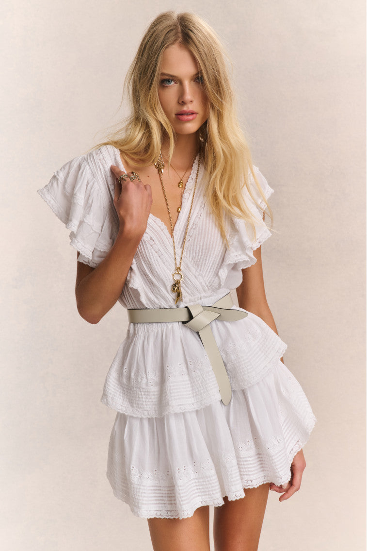 Gwen Mini Dress - WHITE