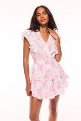 Gwen Summer Heirloom Print Mini Dress