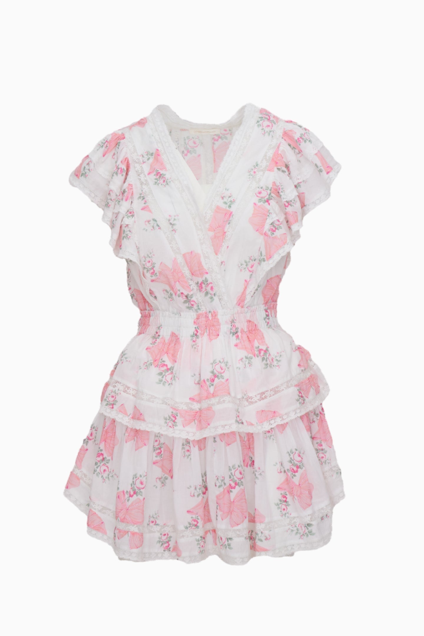 Gwen Summer Heirloom Print Mini Dress