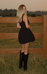 Ricci Skort Dress ~ Black Lace