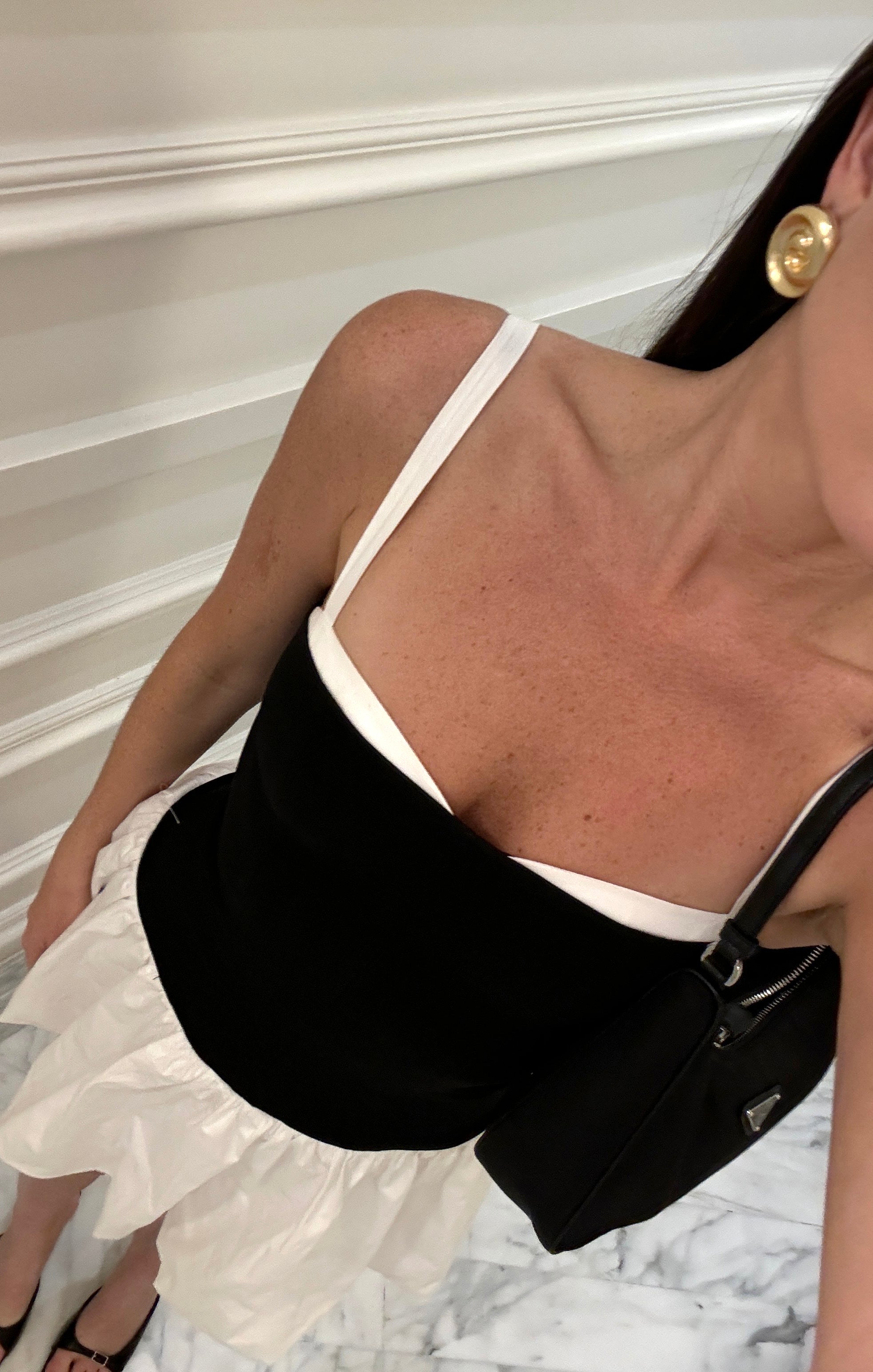 Tiffany Skort Dress ~ Black and White