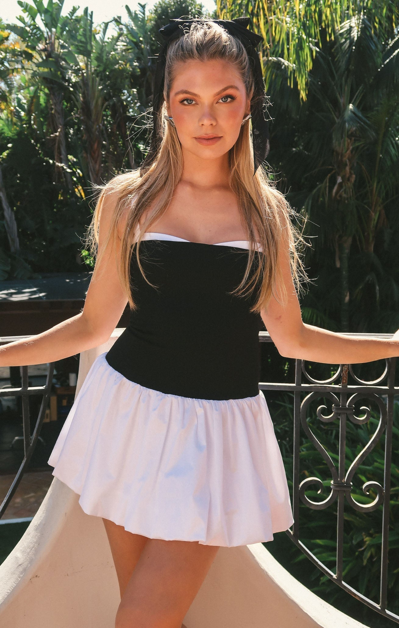 Tiffany Skort Dress ~ Black and White