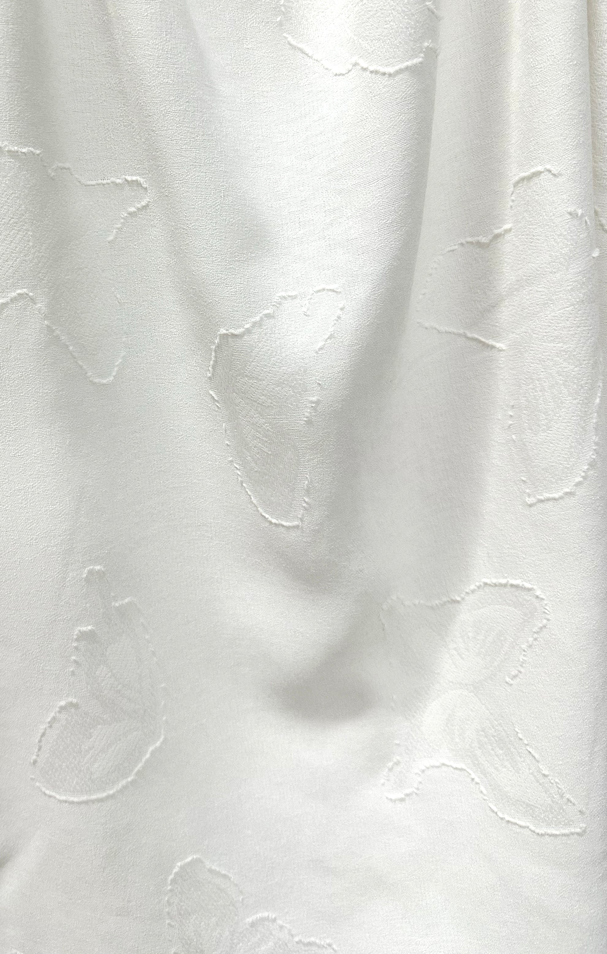 Marianna Mini Dress ~ White Clip Butterfly