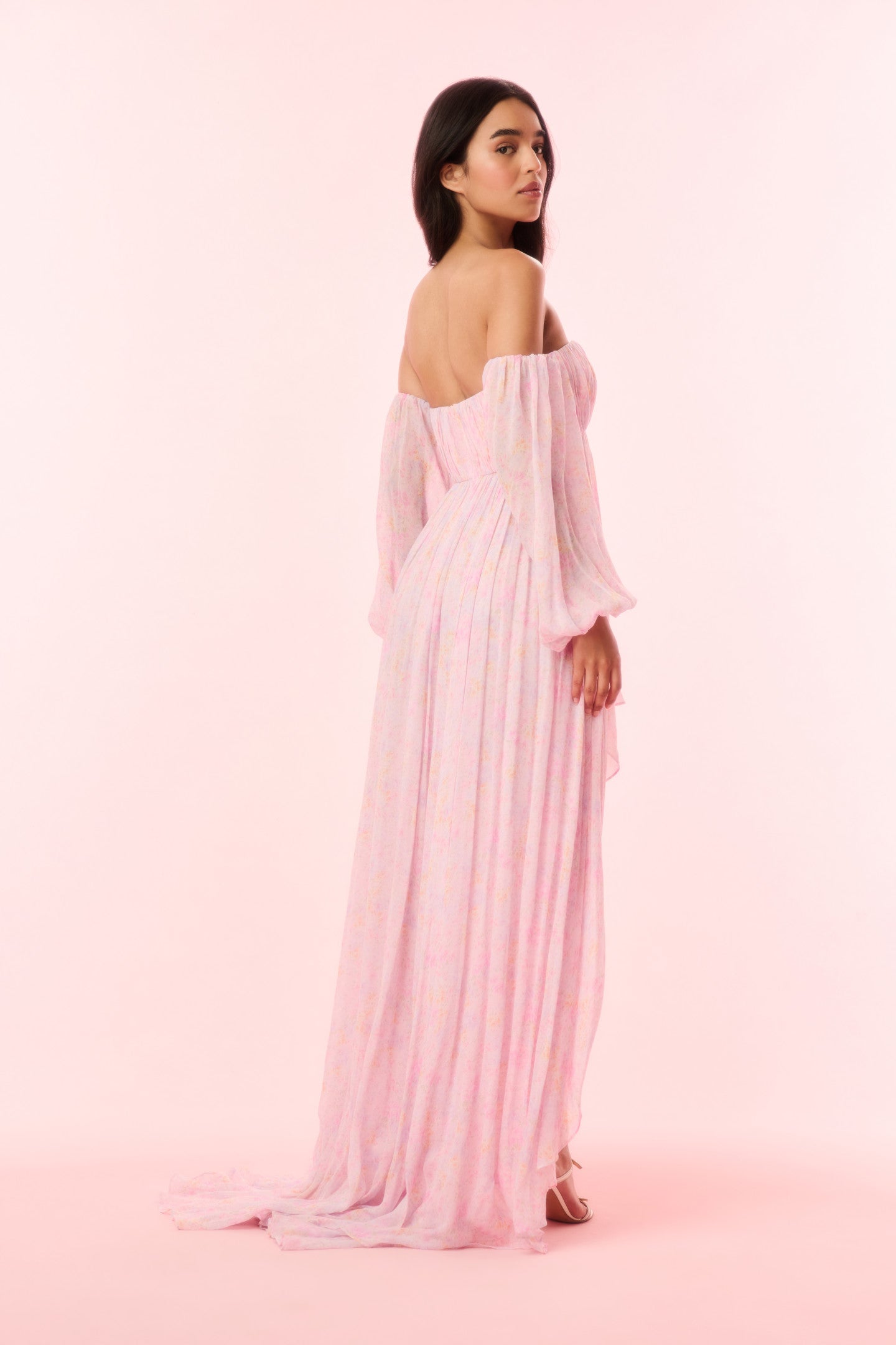 Kataline Floral High-Low Dress