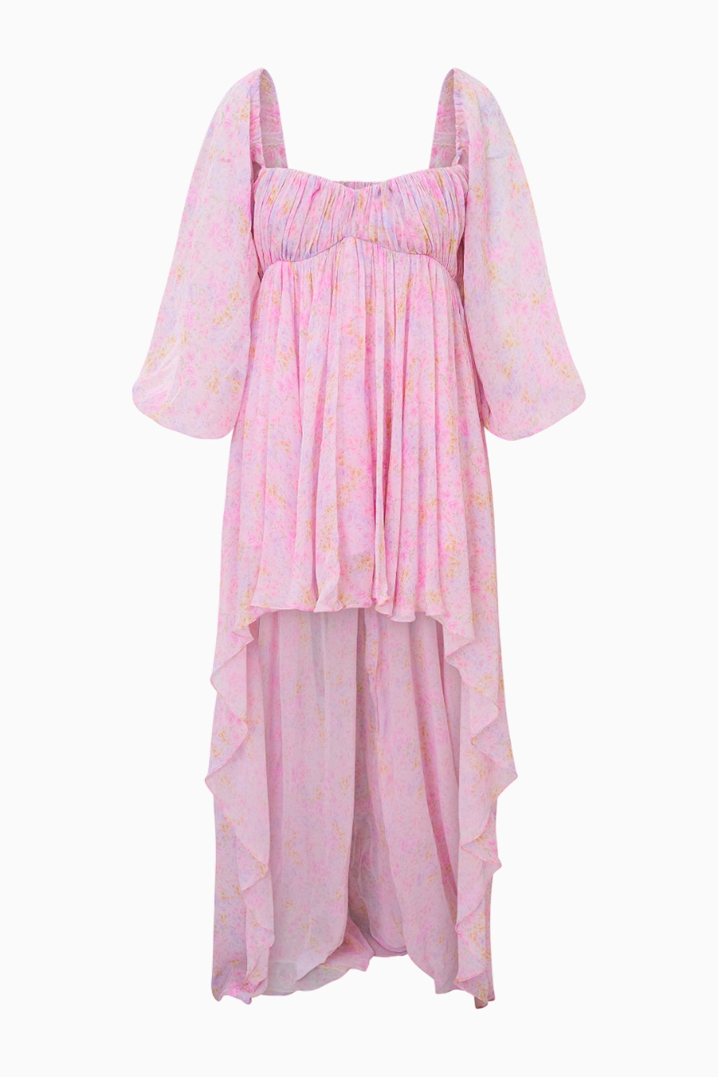 Kataline Floral High-Low Dress