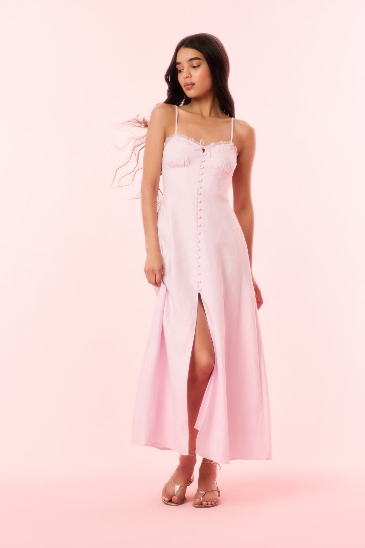 Linella Linen Maxi Dress