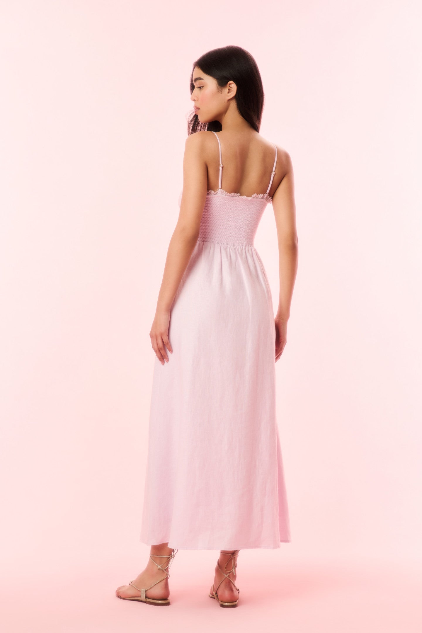 Linella Linen Maxi Dress