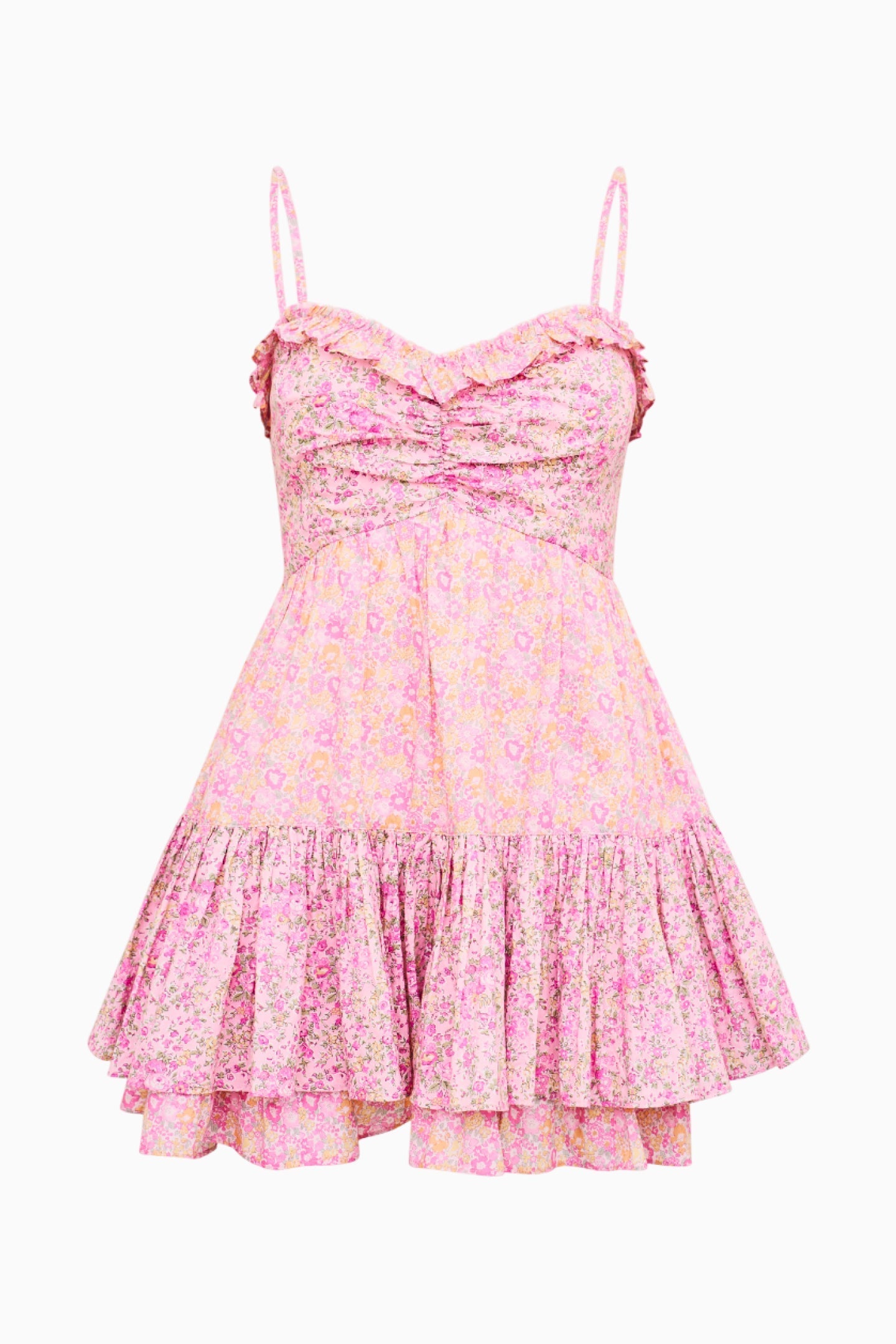 Linny Liberty Fabric Mini Dress