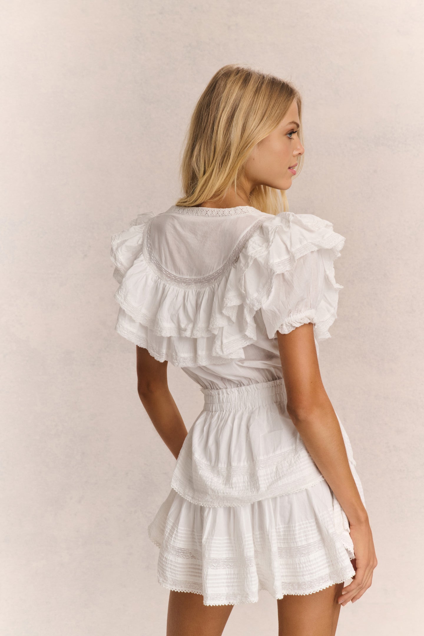 Liv Cotton Ruffled Heritage Dress