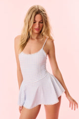 Lunella Gingham Print Active Dress