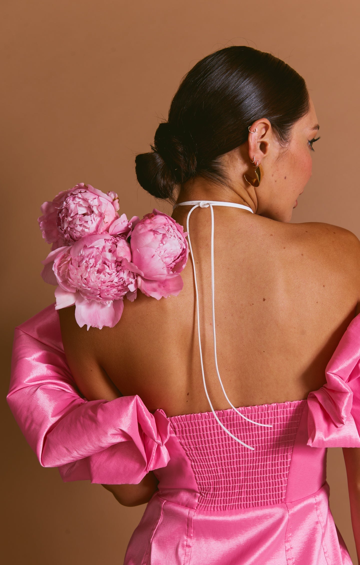 Major Drama Dress ~ Pink Taffeta