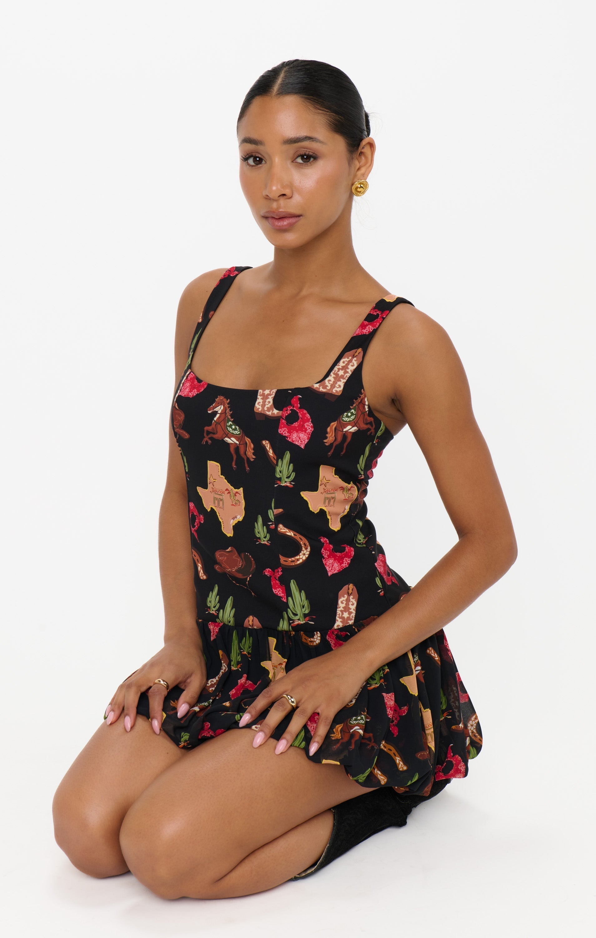 Marlo Mini Dress ~ Texas Hold Em