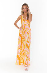 Marisol Maxi Dress ~ Caribbean Cocktail