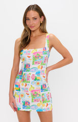 Steph Mini Dress ~ Amalfi Coast Linen