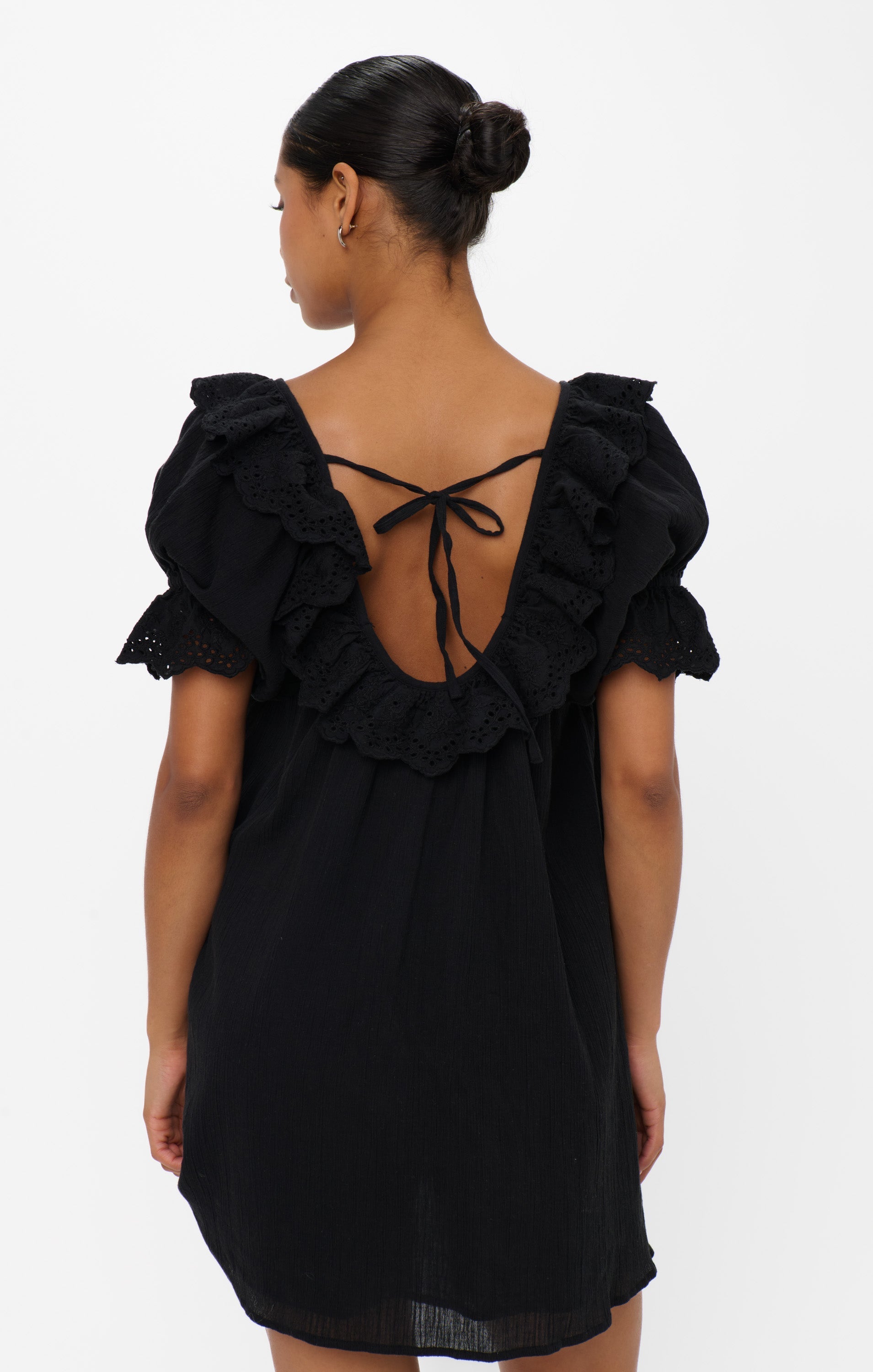 Toulouse Dress ~ Black Voile