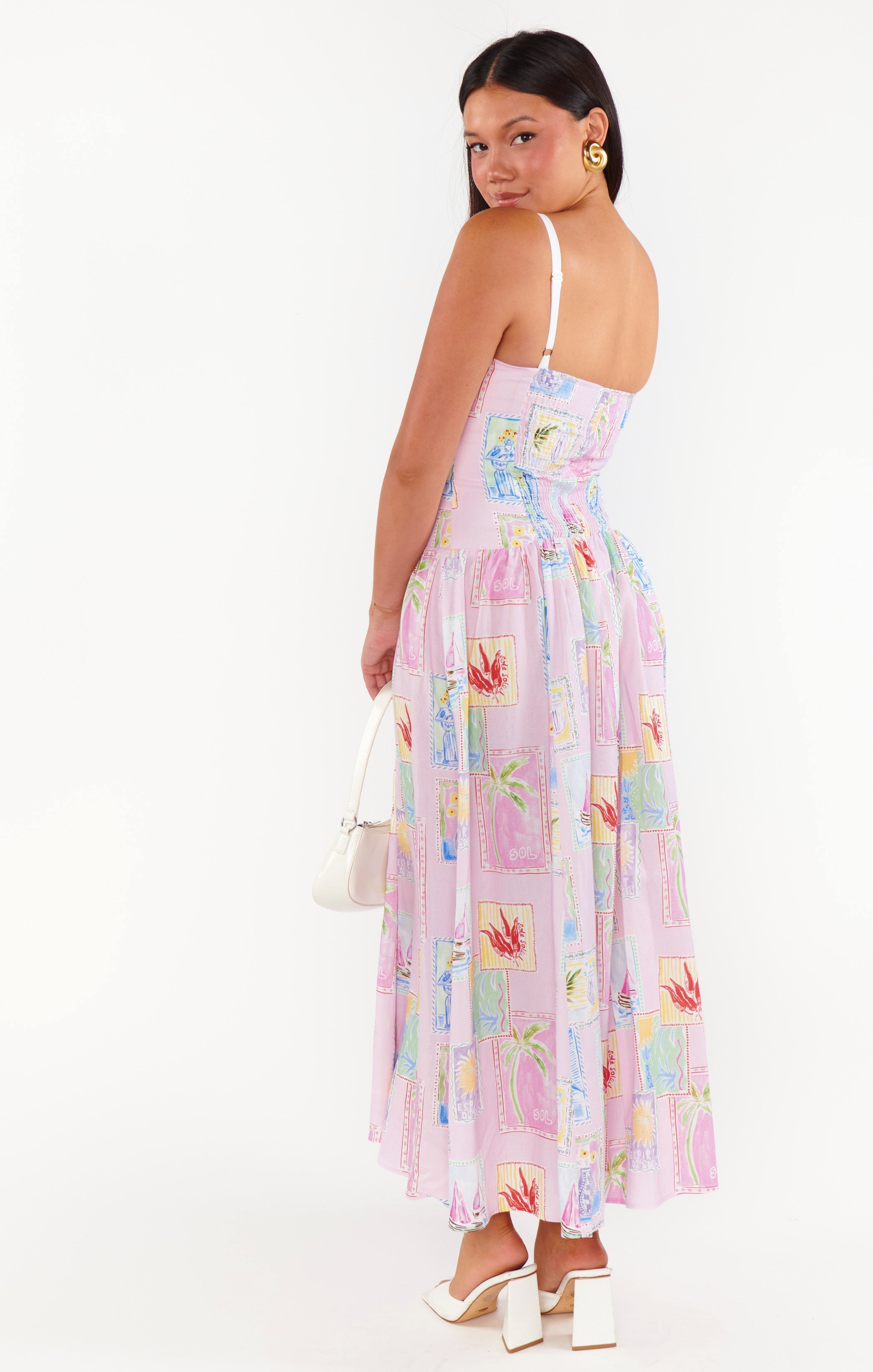 Hepburn Midi Dress ~ Summer Soleil Linen