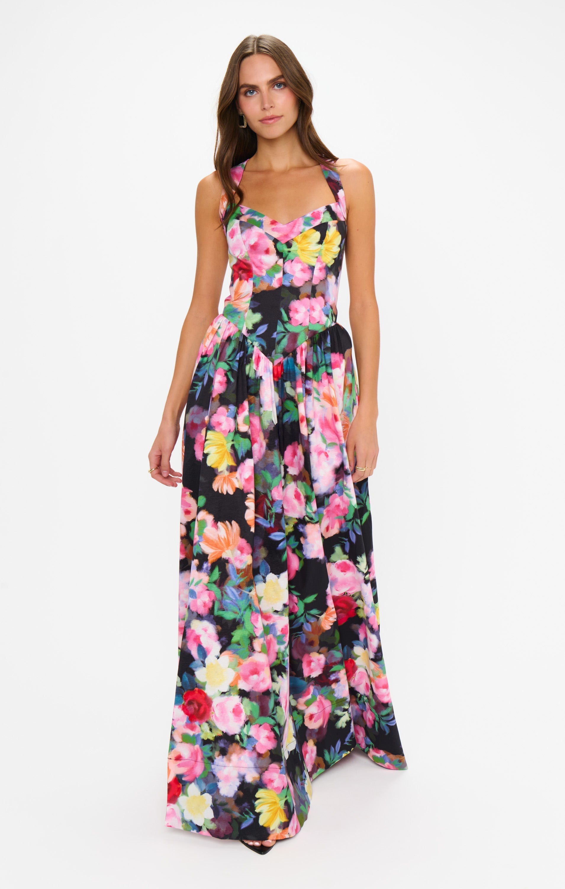 Abigail Maxi Dress ~ Moonlit Garden Gala Taffeta