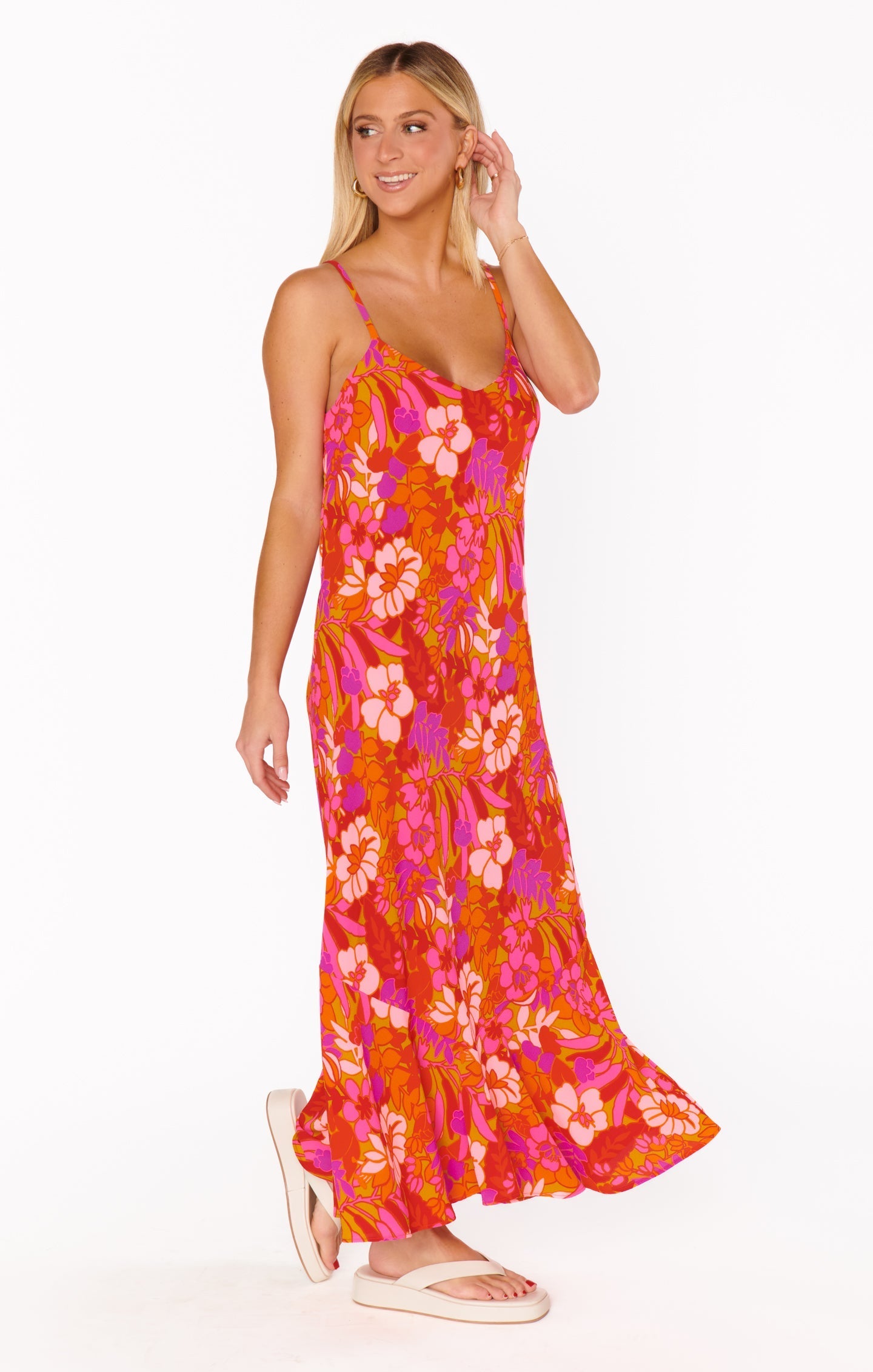 Uptown Slip Dress ~ Maui Mai Tai