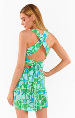 Collins Mini Dress ~ Abstract Poppy