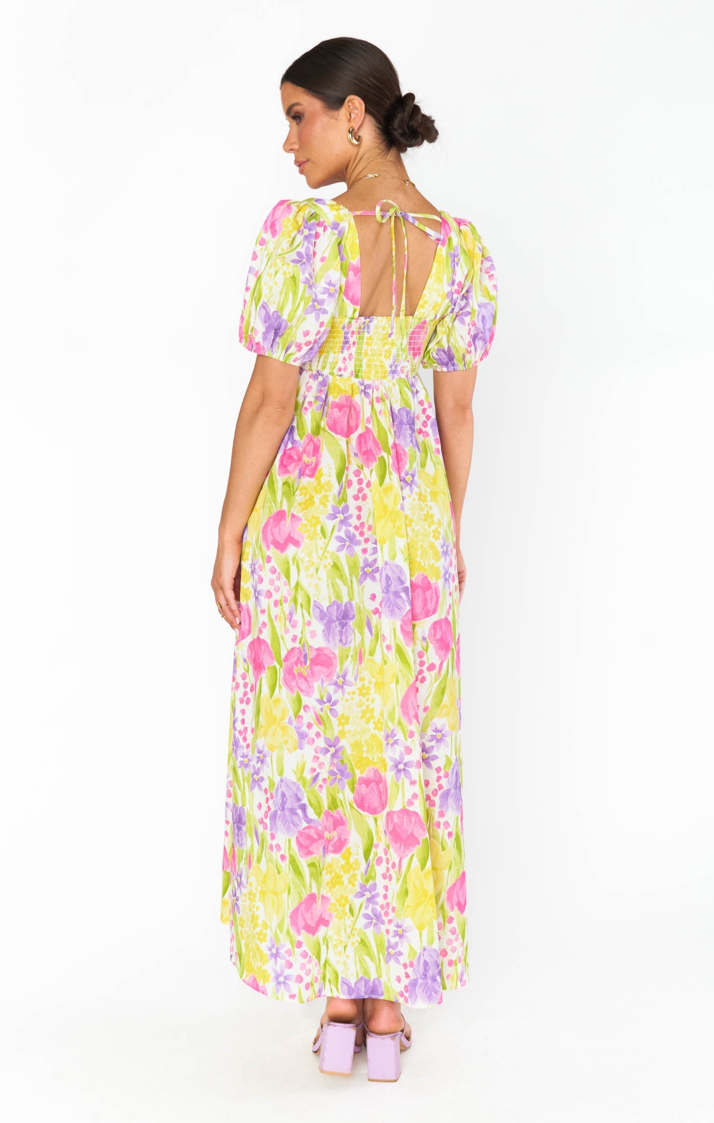 Smitten Midi Dress ~ Blooming Tulips
