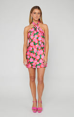 Jasmine Tie Mini Dress ~ Rosie Blooms