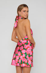 Jasmine Tie Mini Dress ~ Rosie Blooms