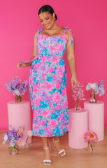 Willow Midi Dress ~ Garden Party Girly