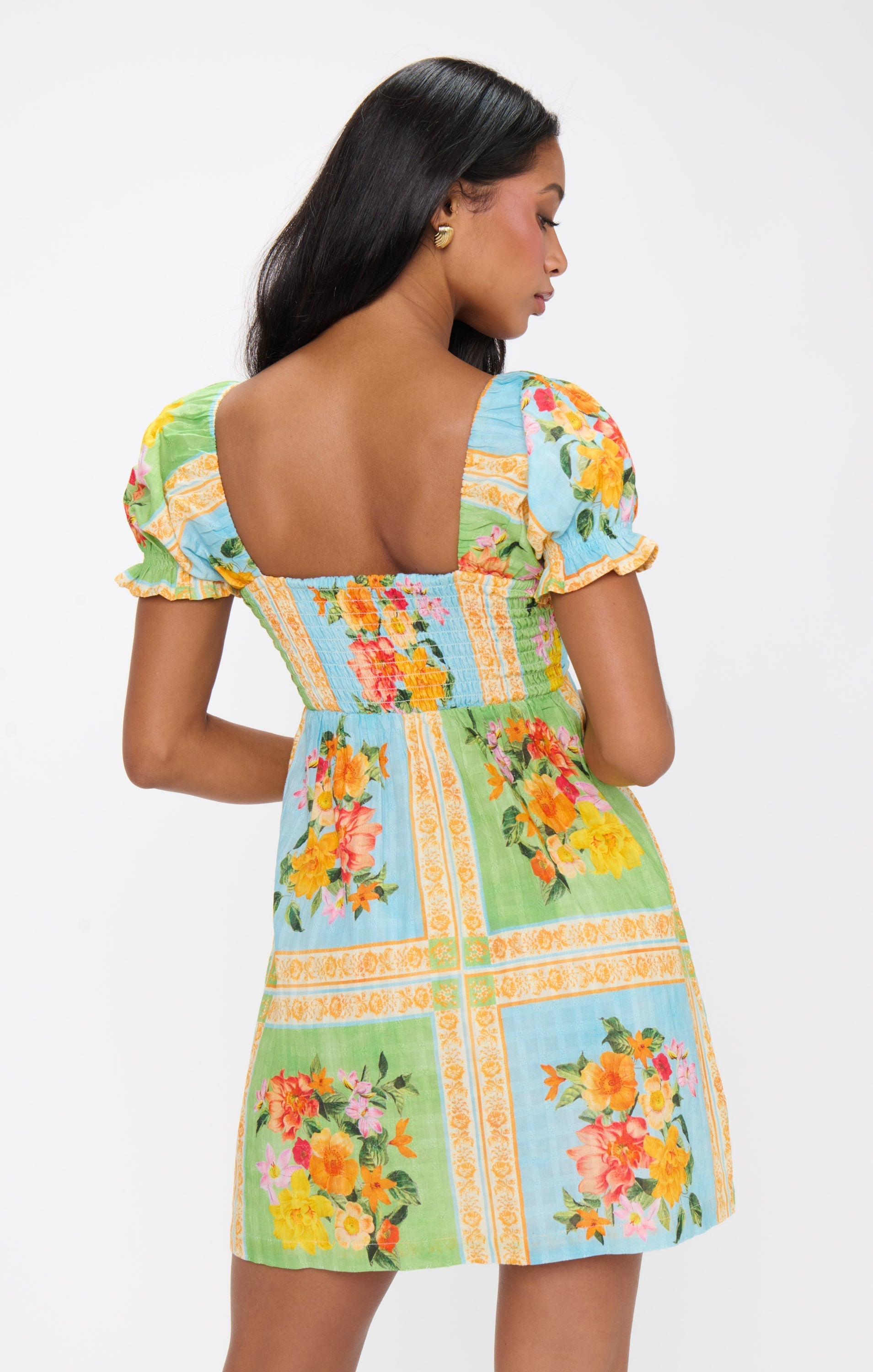 Annabelle Mini Dress ~ Country Bouquet