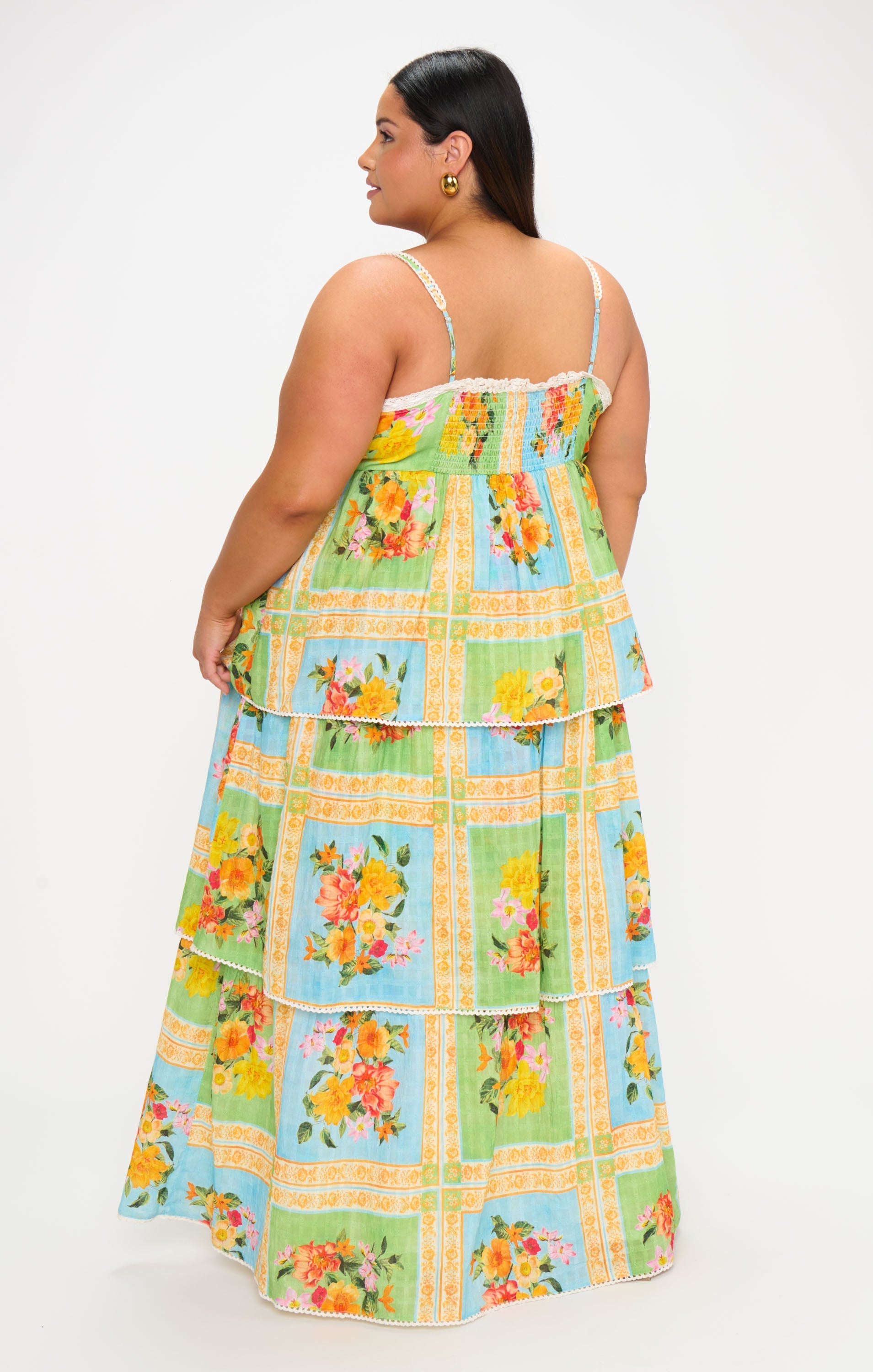 Peyton Midi Dress ~ Country Bouquet