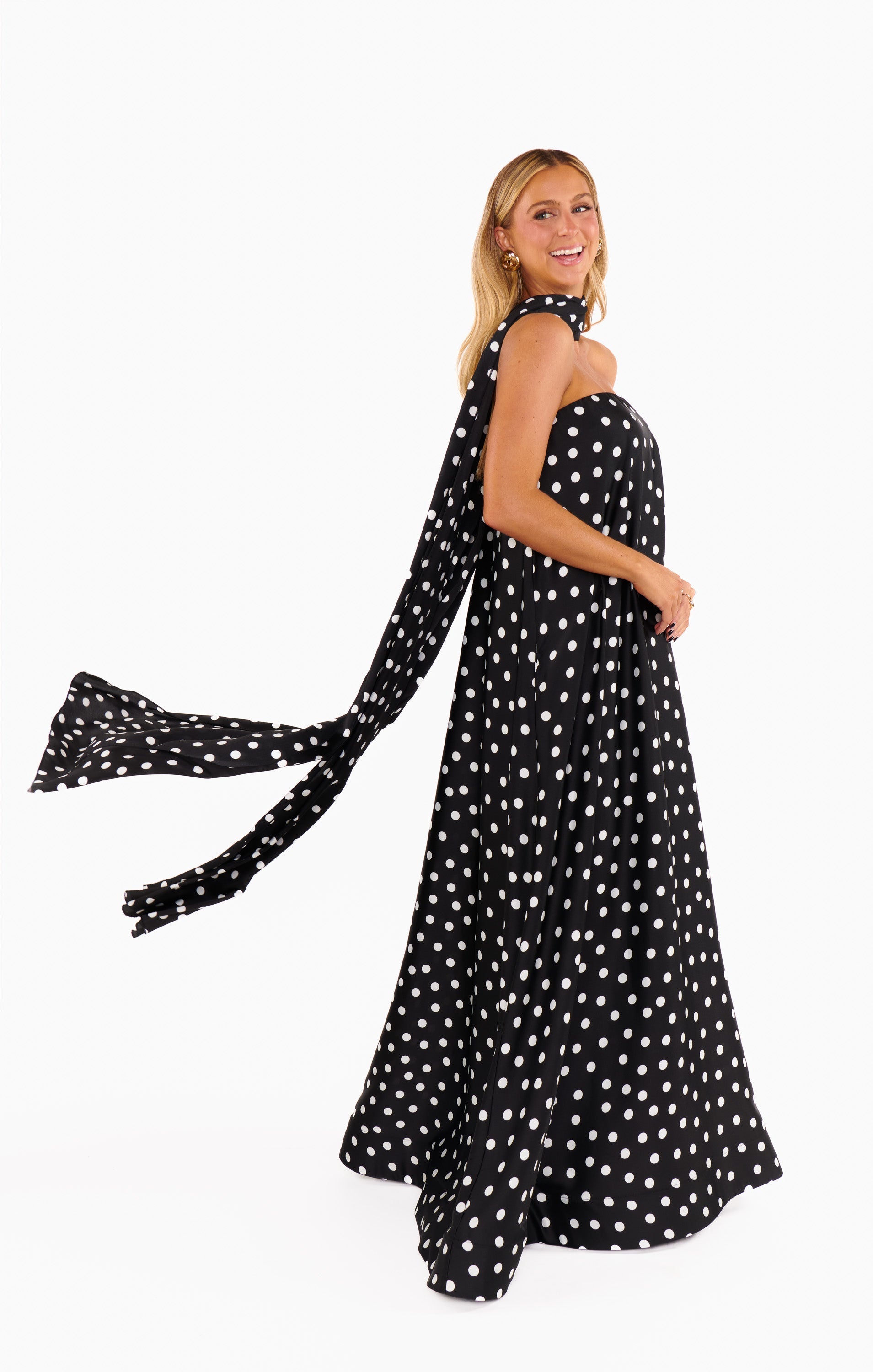 Tinsley Tube Dress ~ Polka Dot