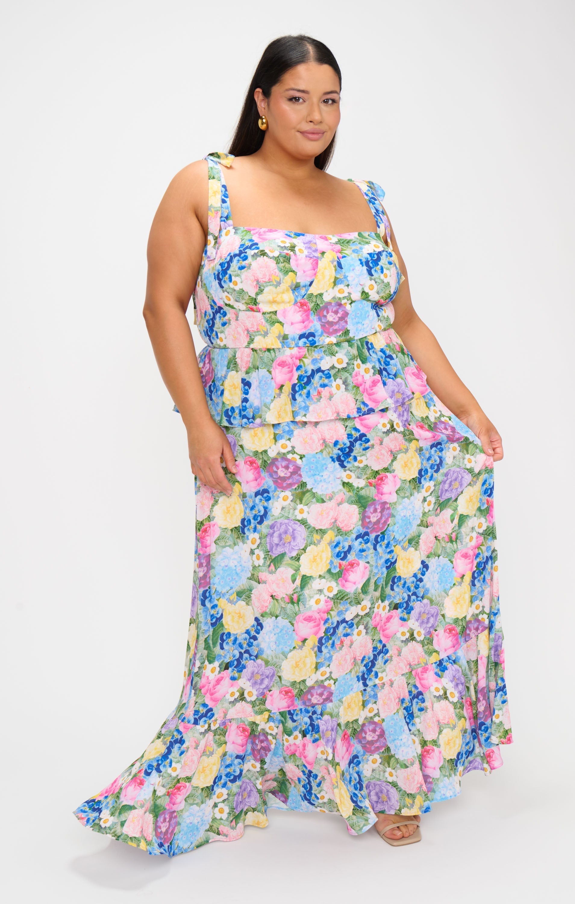 Paxton Midi Dress ~ Flower Shop