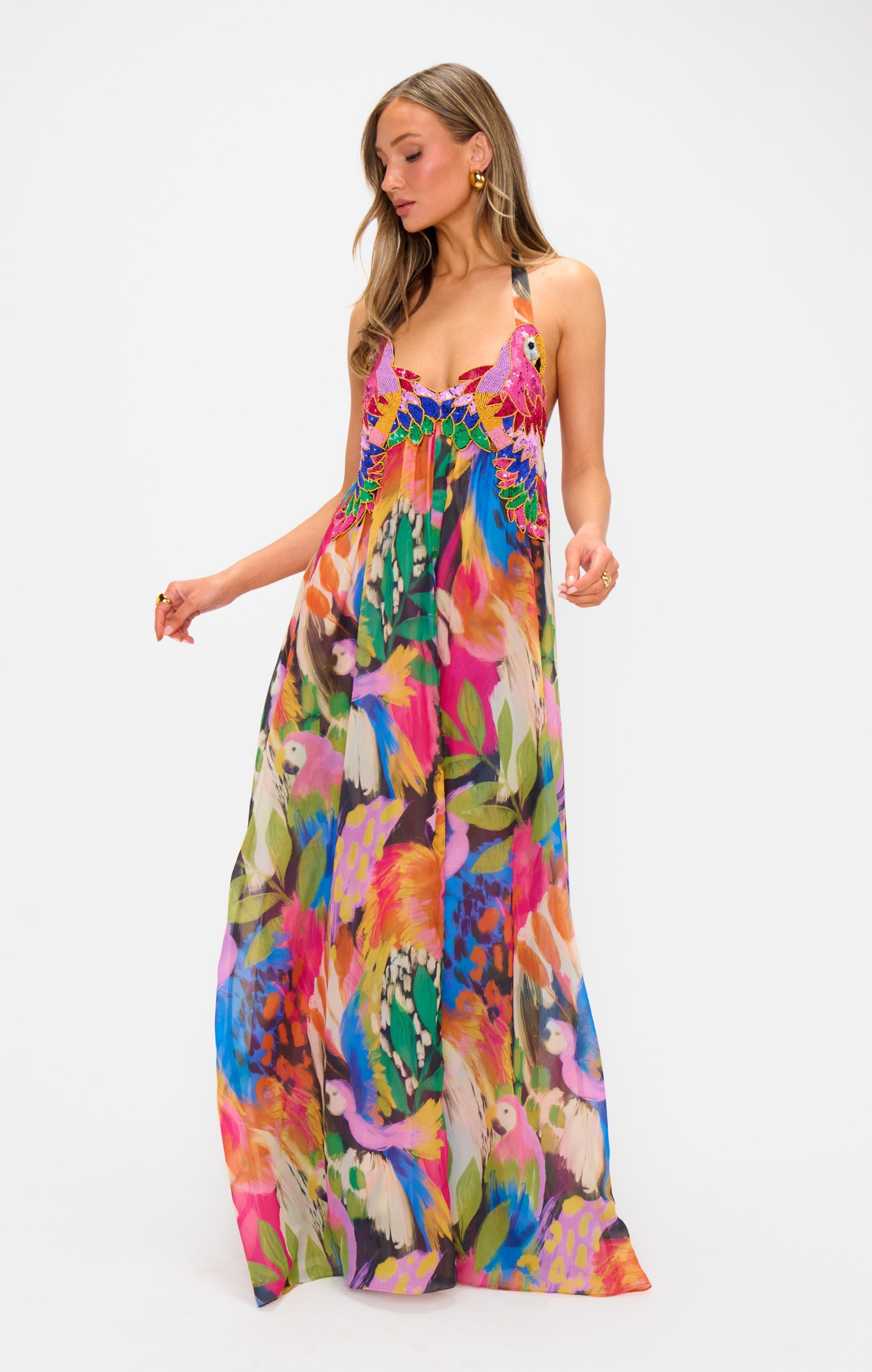 Valentina Maxi Dress ~ Midnight in Rio