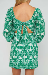 Tamara Tie Back Dress ~ Tiki Palms