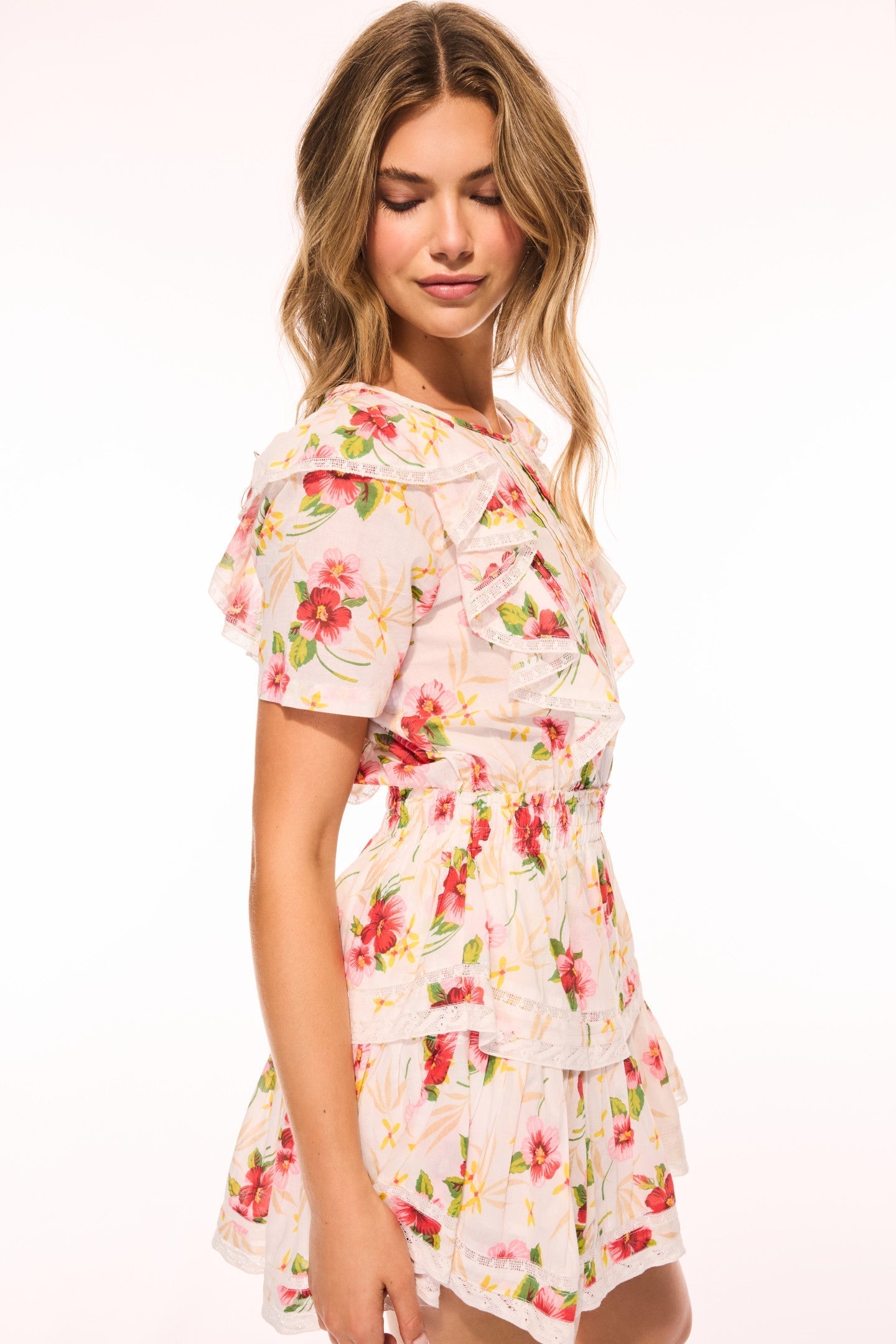 Natasha Upcycled Cotton Mini Dress - ISLAND VIBES