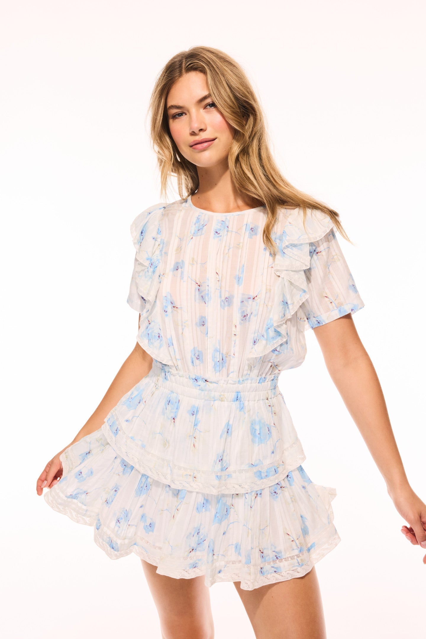 Natasha Upcycled Cotton Mini Dress