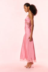 Orianna Silk-Blend Maxi Slip Dress