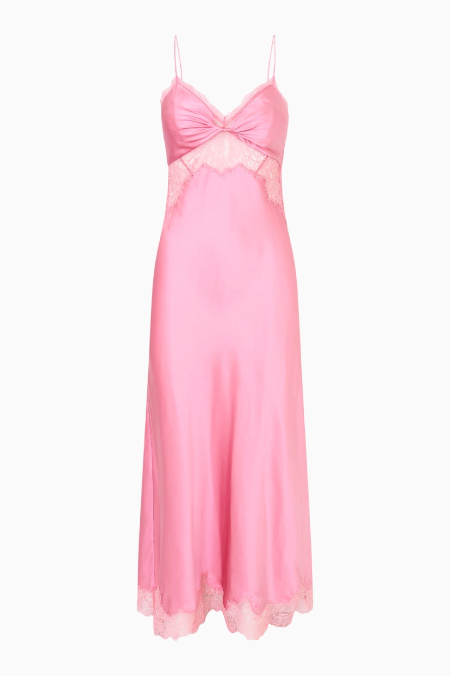 Orianna Silk-Blend Maxi Slip Dress