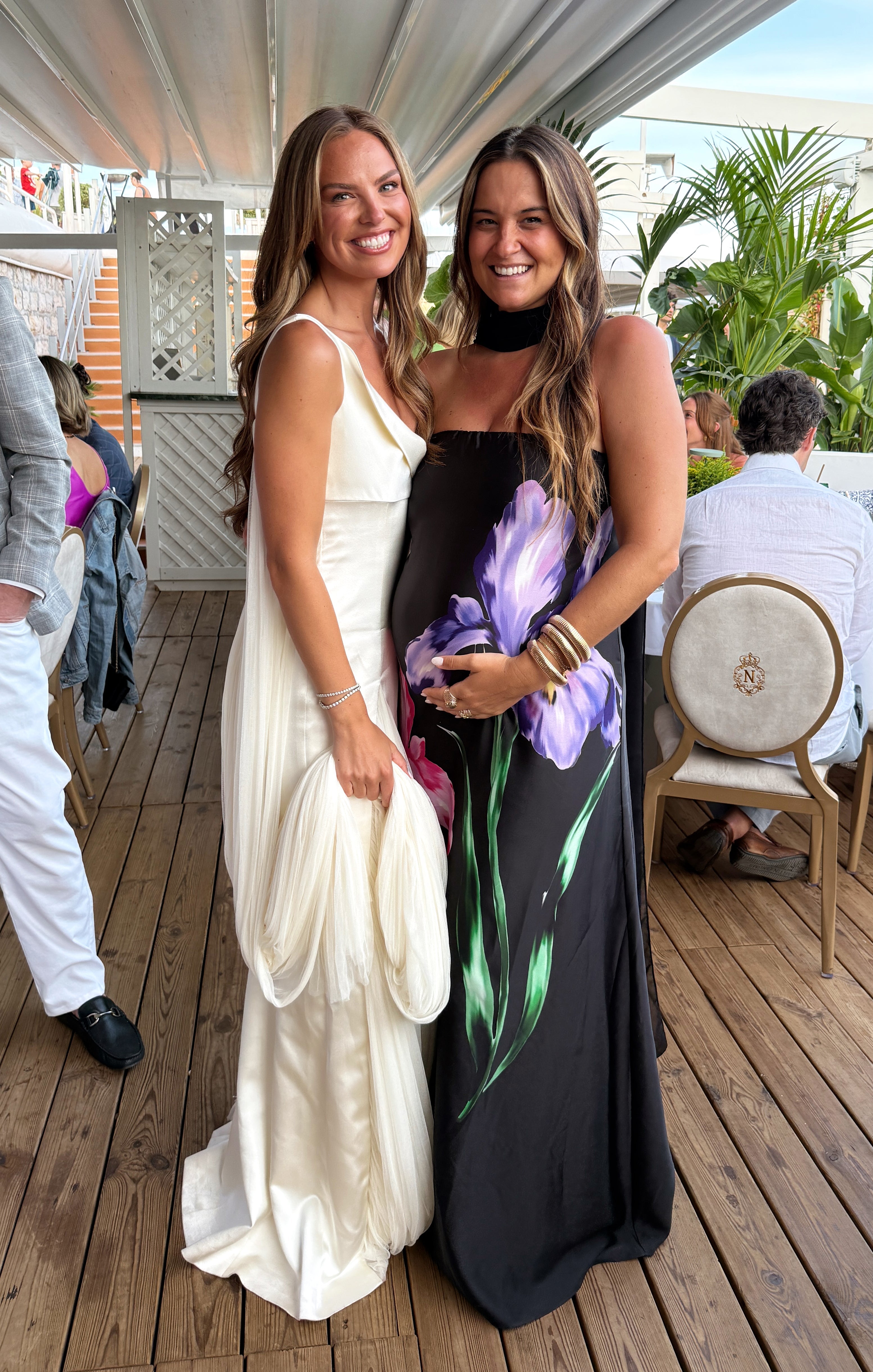 Renee Maxi Dress ~ Wild Iris Luxe Satin