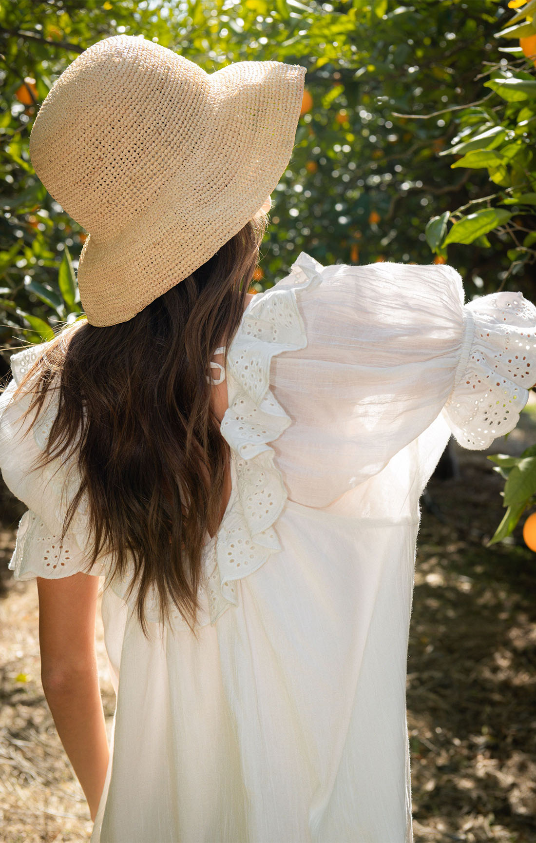 Toulouse Dress ~ White Eyelet