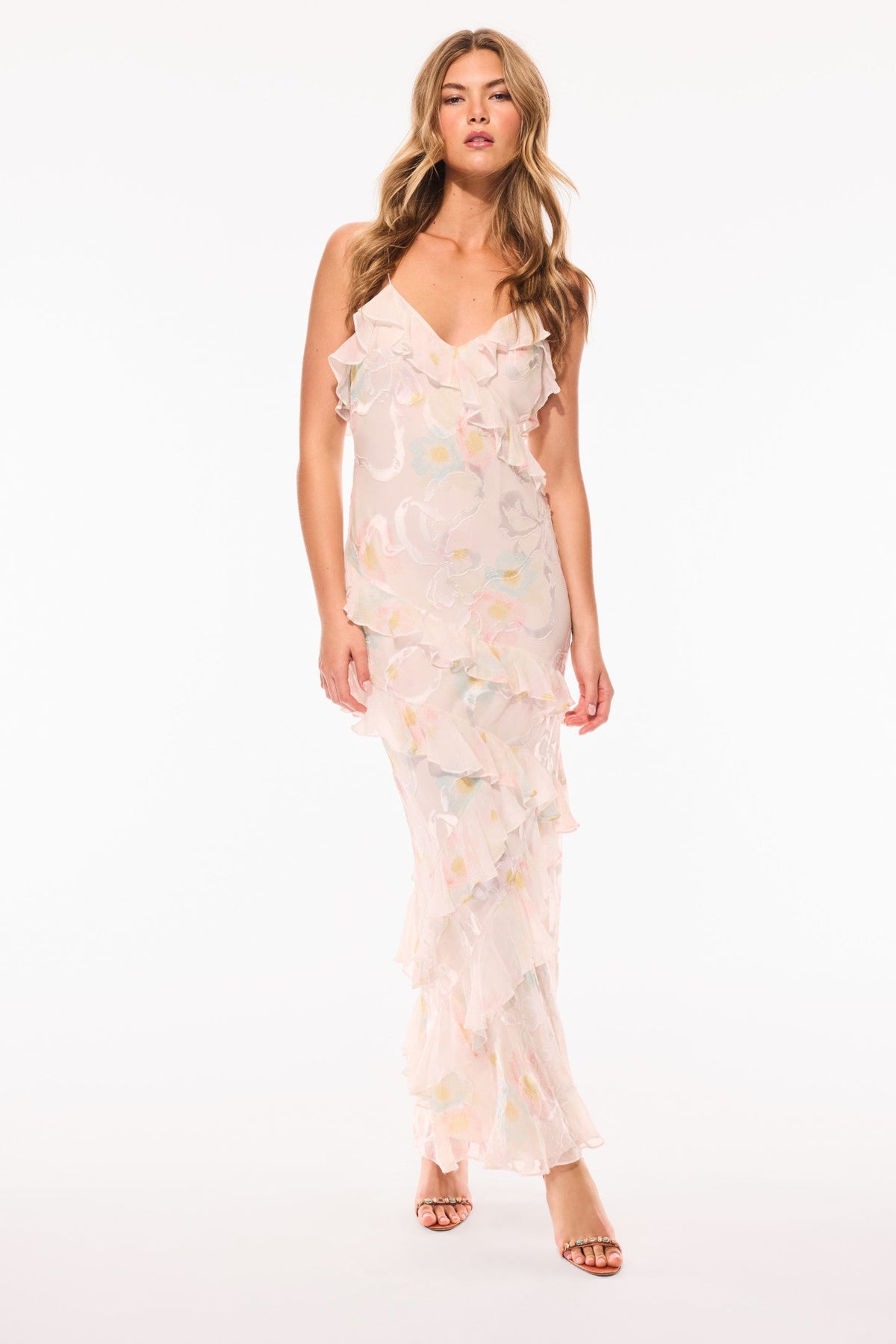 Rialto Silk-Blend Maxi Dress