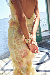 Rialto Summer Heirloom Print Dress